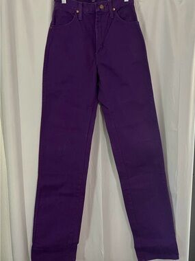 Vintage High -Waist Boot Cut Wrangler Purple Jeans